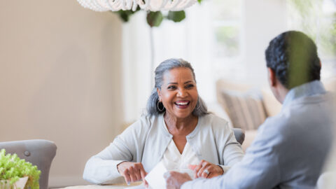 Virginia woman planning finances for long-term care with financial advisor